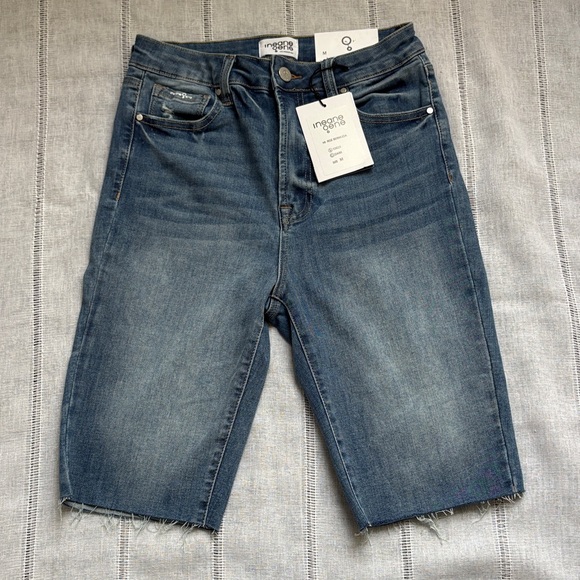 Insane Gene Pants - Insane Gene NWT Hi-Rise Bermuda Shorts